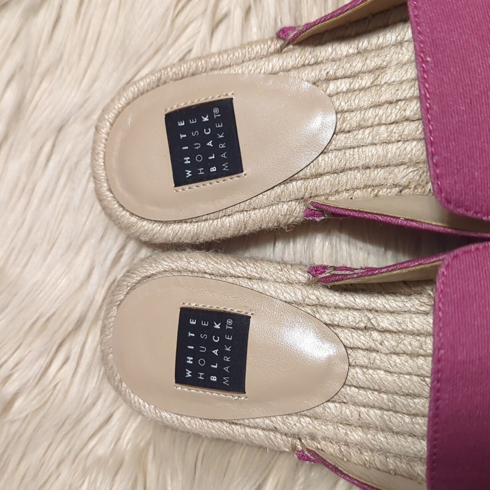 Jeweled Floral sunset Ombre Espadrille Slides mules size 5.5 M - Picture 5 of 10